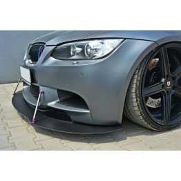 Накладка сплиттер на передний бампер вариант 3 на BMW M3 E92 / E93